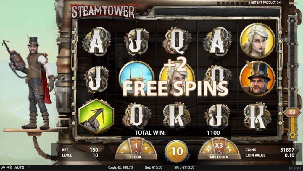 3 slot NetEnt con una percentuale di payout alta - Synergy Casino