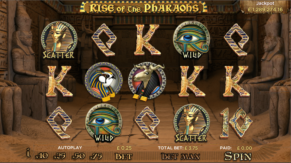 888 Casino rise of the pharaohs