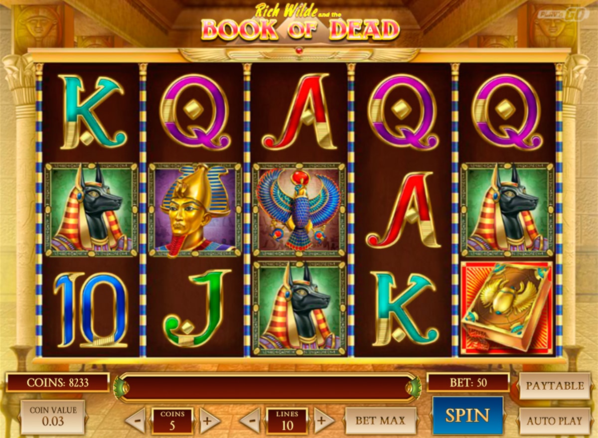 book of dead slot machine online